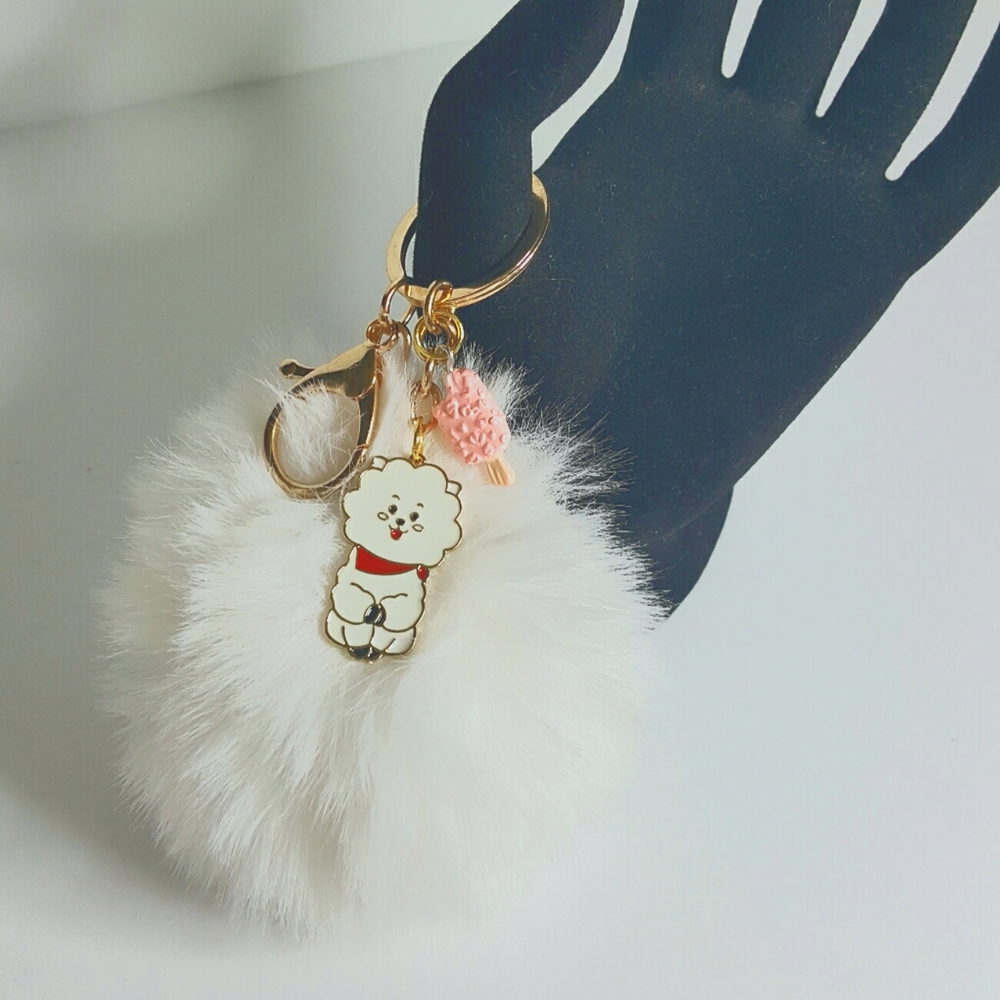 Big Fluffy RJ Theme Keychain